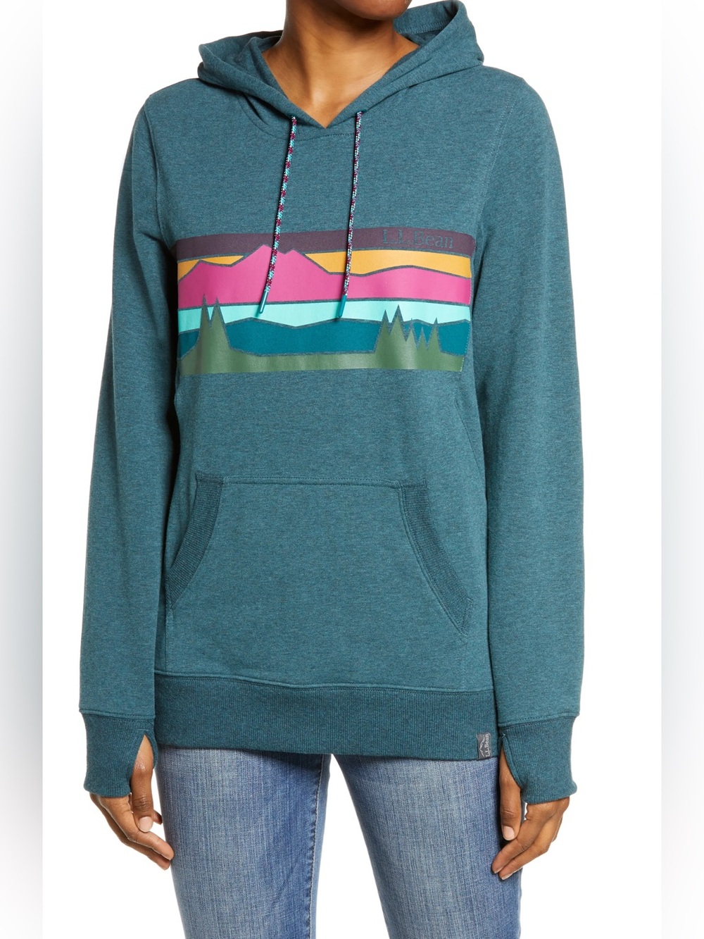 L.L. Bean Cozy Camp Hoodie Green